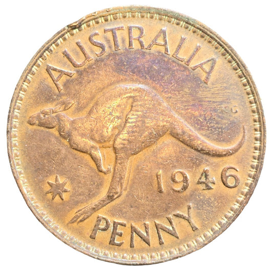 1946 Australian Penny - Very Good *Cleaned*