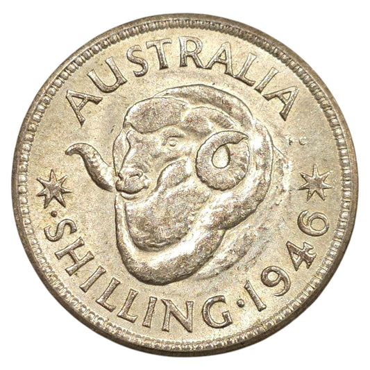 1946 .s (Perth Mint) Australian Shilling - Very Fine