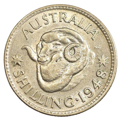 1948 Australian Shilling - Very Good
