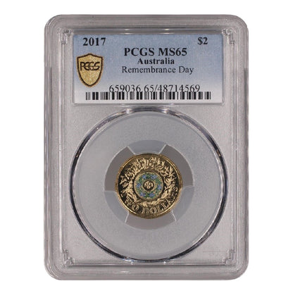 2017 $2 Coin - Remembrance Day - MS65 - #48714569