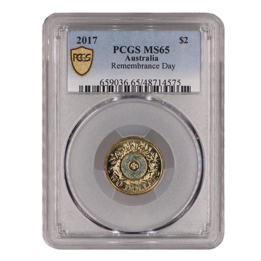 2017 $2 Coin - Remembrance Day - MS65 - #48714575