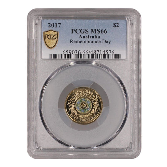 2017 $2 Coin - Remembrance Day - MS66 - #48714576