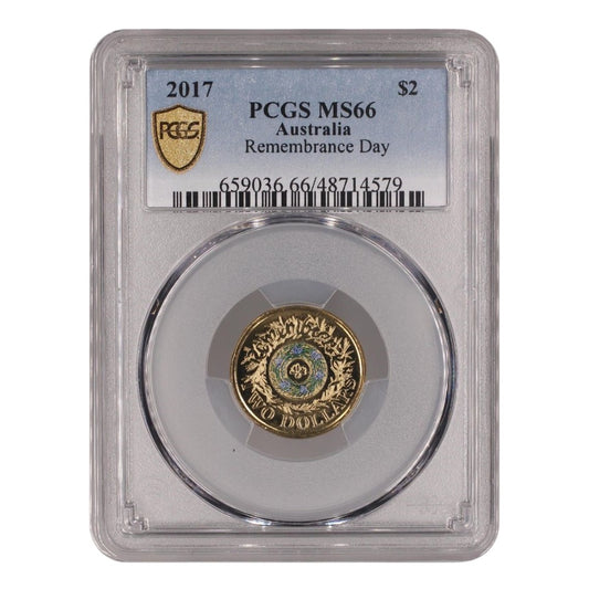 2017 $2 Coin - Remembrance Day - MS66 - #48714579