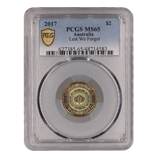 2017 $2 Coin - Lest We Forget - MS65 - #48714583