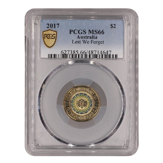 2017 $2 Coin - Lest We Forget - MS66 - #48714647