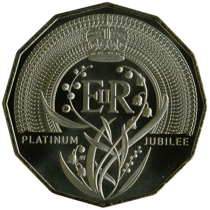 2022 50c Coin - Platinum Jubilee of HM Queen Elizabeth II