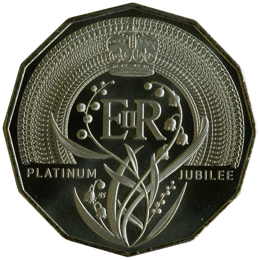 2022 50c Coin - Platinum Jubilee of HM Queen Elizabeth II
