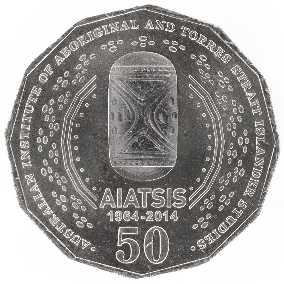 2014 50c Coin - 50th anniversary of AIATSIS - Uncirculated – Loose ...