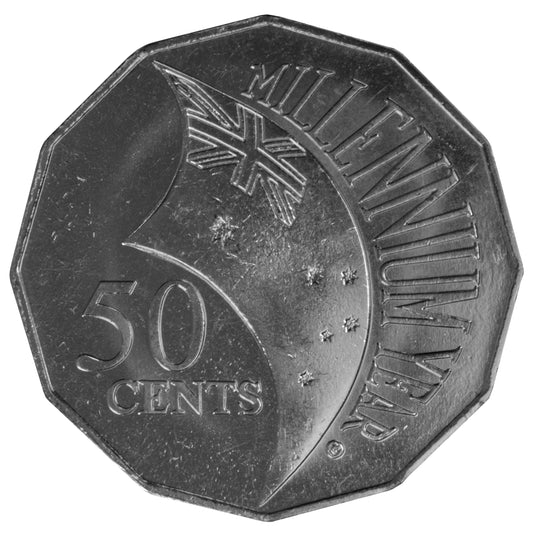 2000 50c Coin - Celebrating the Millennium - Uncirculated