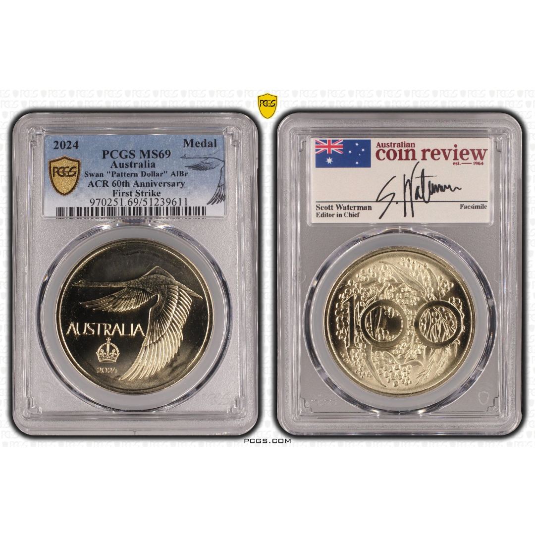 2024 ACR Swan "Pattern Dollar" AlBr - First Strike - MS69 - Choose Your Certification