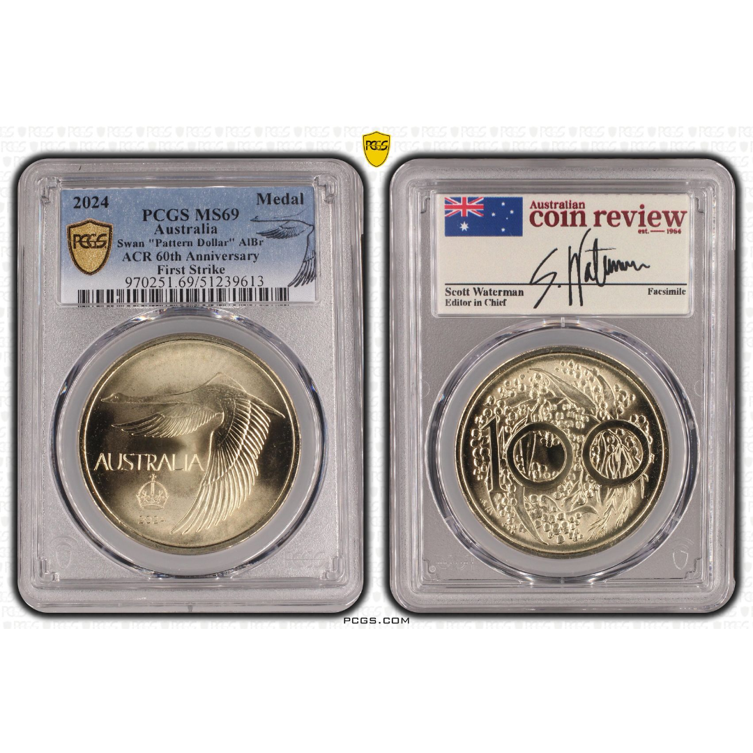 2024 ACR Swan "Pattern Dollar" AlBr - First Strike - MS69 - Choose Your Certification