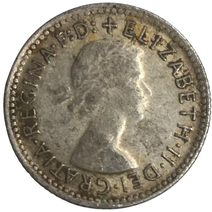 1957 Australian Sixpence