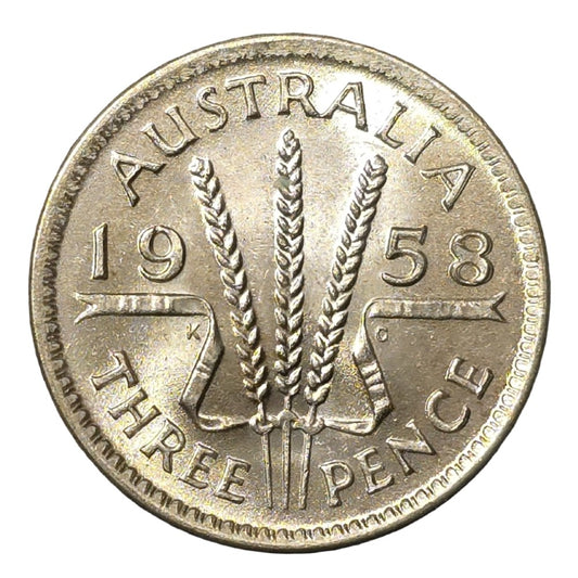 1958 Australian Threepence - Uncirculated