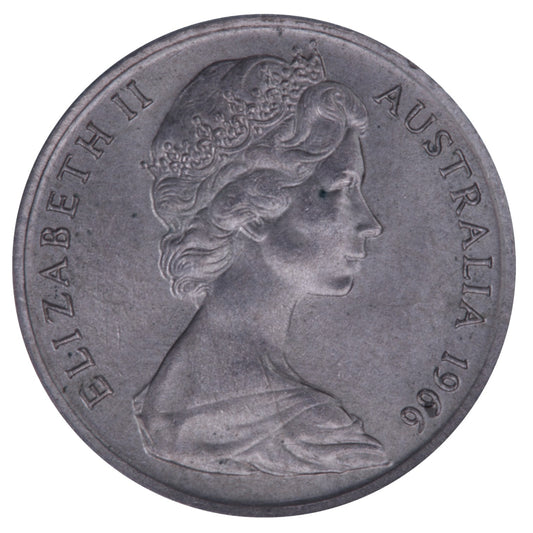 1966 5c Coin - Royal Mint London Variety - Uncirculated