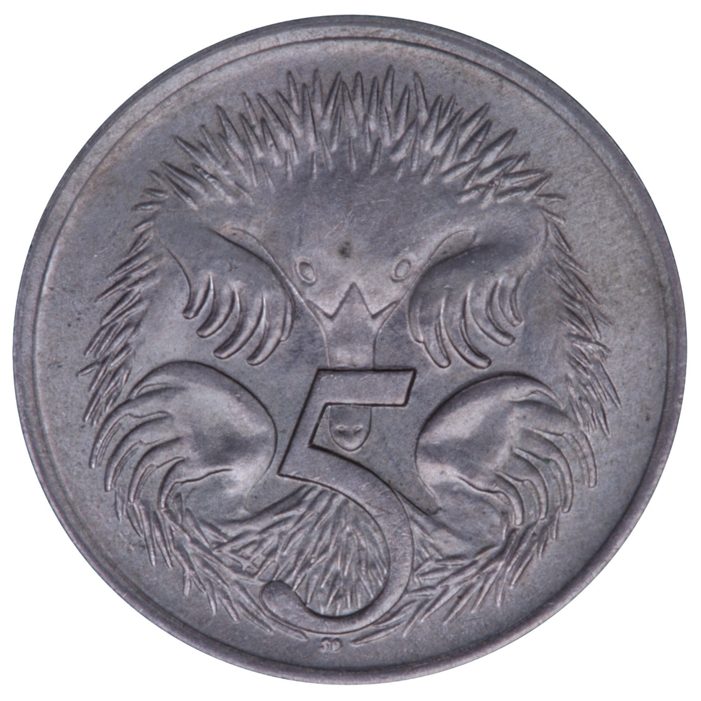 1966 5c Coin - Royal Mint London Variety - Uncirculated