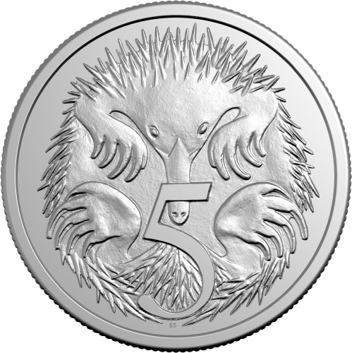 2024 Australian 5c Coin - King Charles III Effigy - Uncirculated