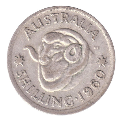 1960 Australian Shilling - Very Good