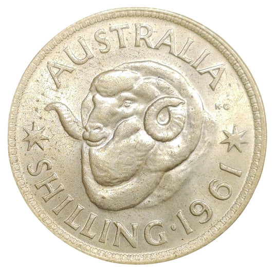 1961 Australian Shilling - Very Good