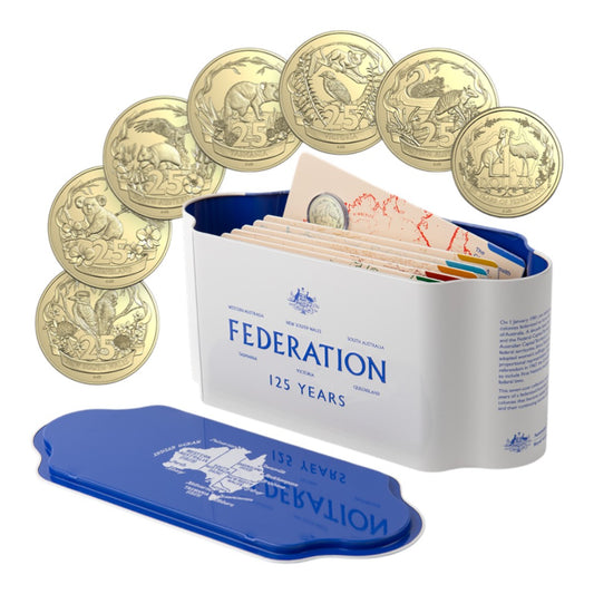 2026 Seven-Coin Uncirculated Collection - 125 Years of Federation