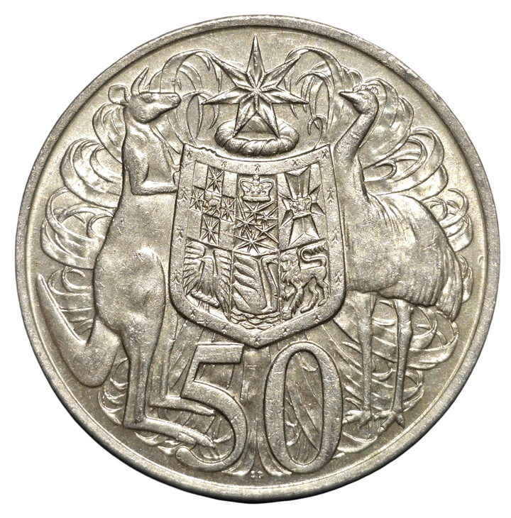 Australian 50 Cent Coins Loose Change Coins