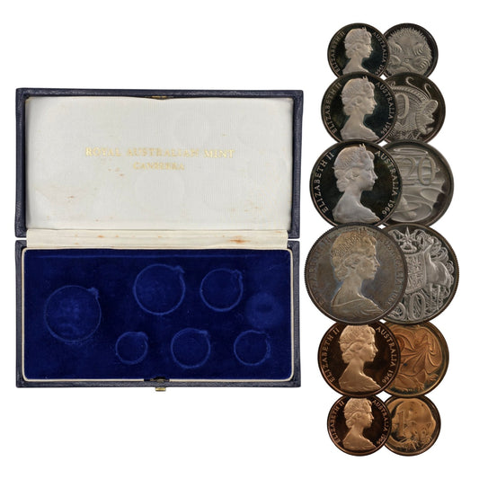 1966 Royal Australian Mint Proof Coin Set - First Year of Issue