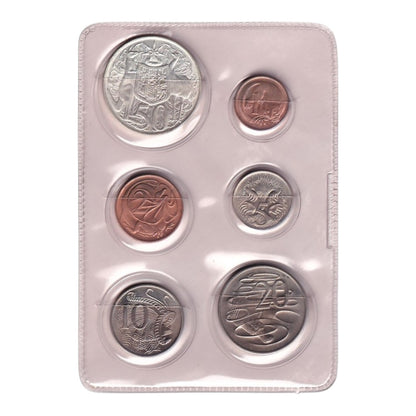 1966 Mint Set - 'Australian Decimal Currency First Issue 1966' - Reserve Bank Wallet (Black)
