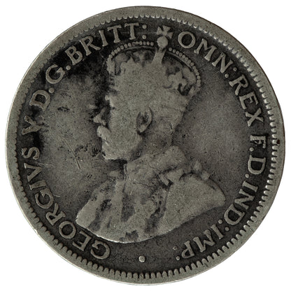 1916 M Australian Sixpence