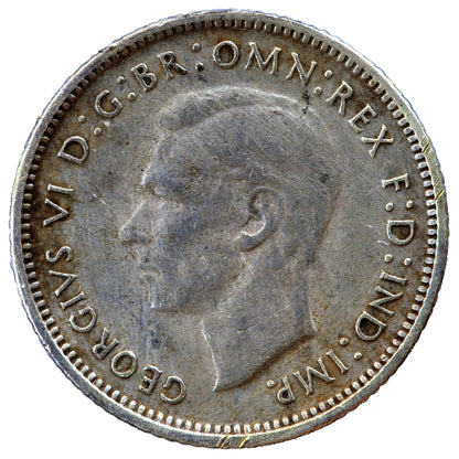 1942 M Australian Sixpence