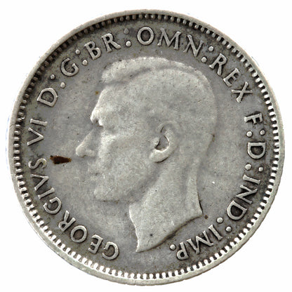 1944 S Australian Sixpence