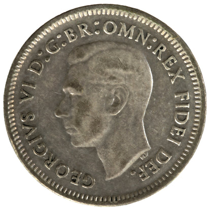 1950 Australian Sixpence