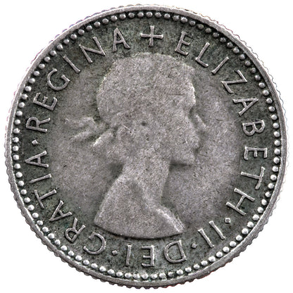 1953 Australian Sixpence