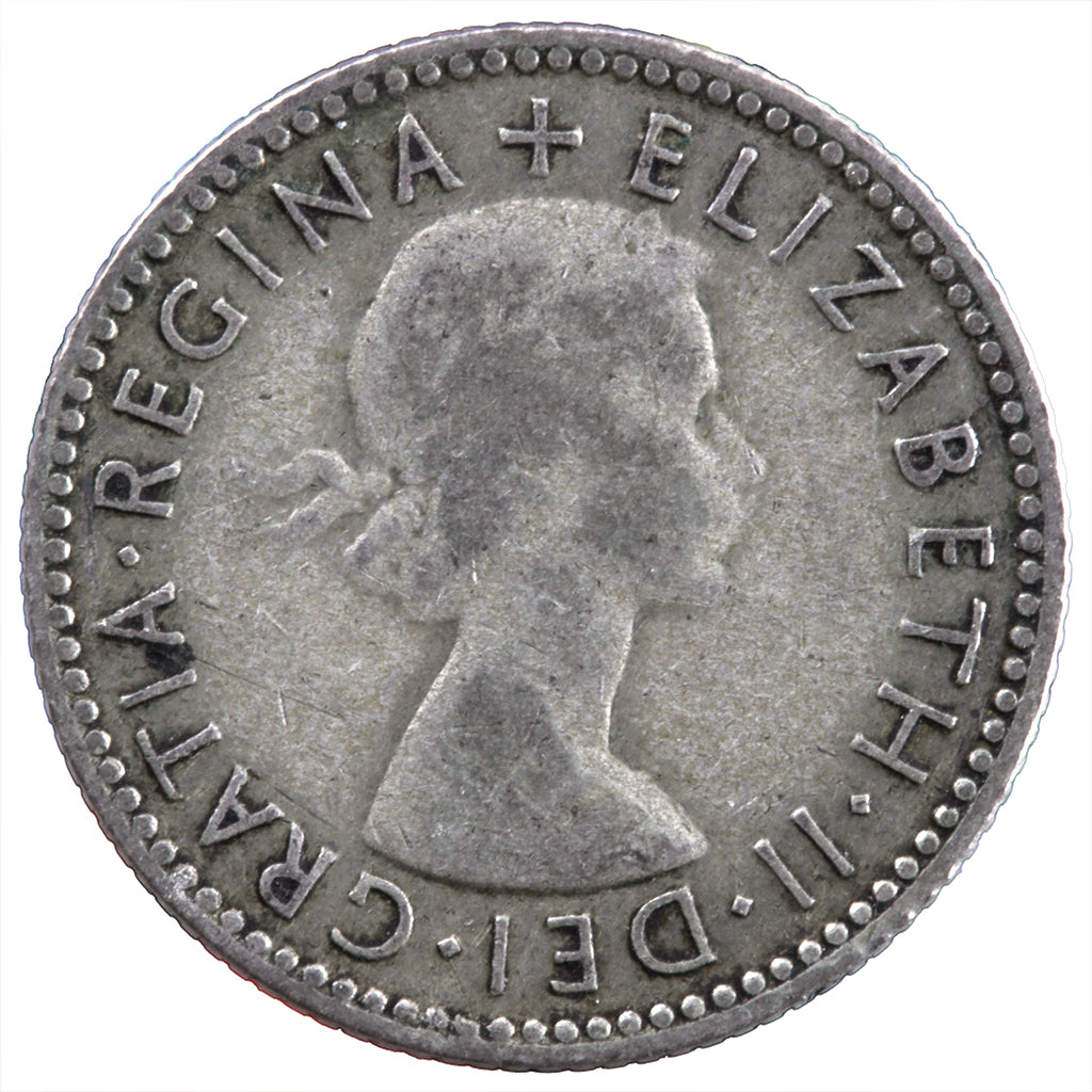 1954 Australian Sixpence