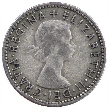 1954 Australian Sixpence