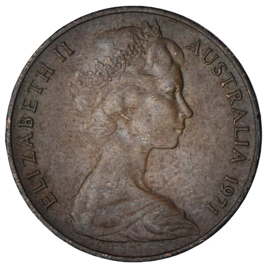 1971 Australian 2 Cent Coin