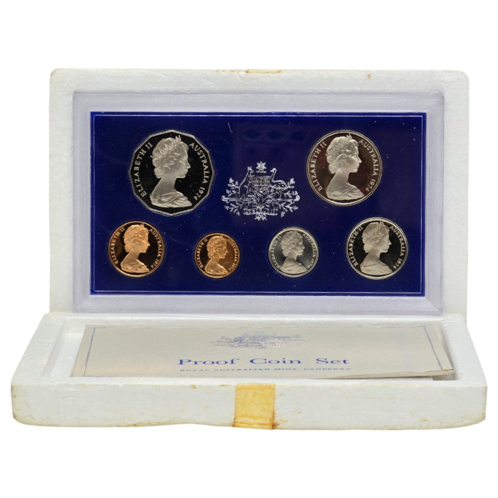 1974 Royal Australian Mint 6 Coin Proof Set