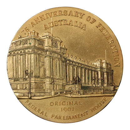 1976 ANZ Numismatic Society - 75th Anniversary of Australian Federation Medal Trio