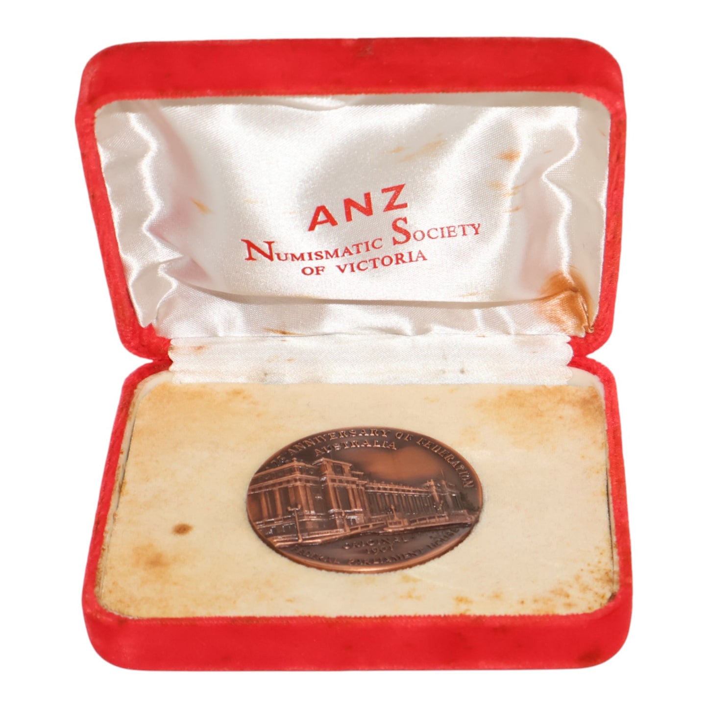 1976 ANZ Numismatic Society - 75th Anniversary of Australian Federation Medal Trio