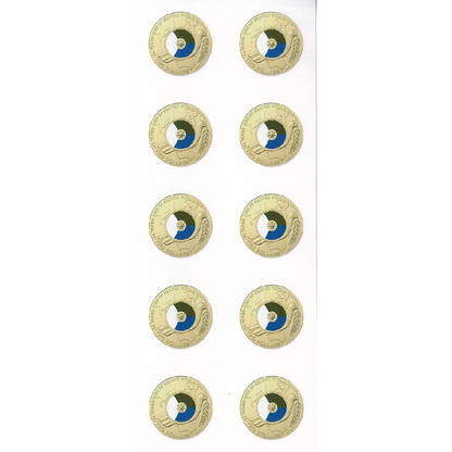$2 Coin Tube Stickers - 10 Pack - Multiple Types Available