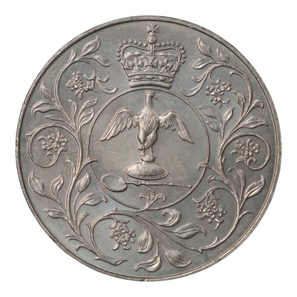 1977 Queen Elizabeth II Silver Jubilee Crown - Uncirculated