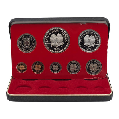 1978 Papua New Guinea - Silver Proof Set - Franklin Mint