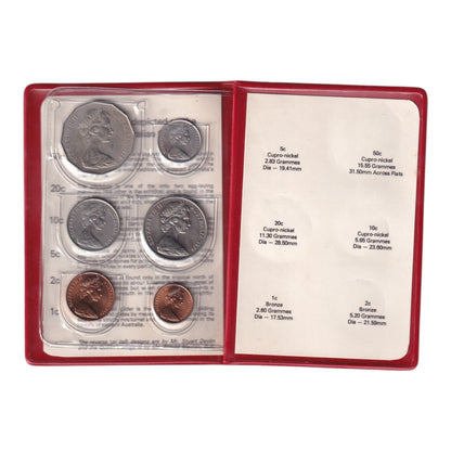 1978 Royal Australian Mint Uncirculated Set - Red Wallet