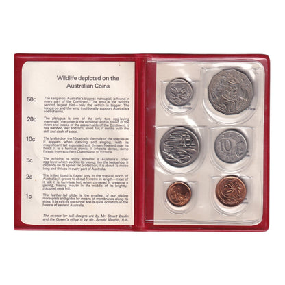 1978 Royal Australian Mint Uncirculated Set - Red Wallet