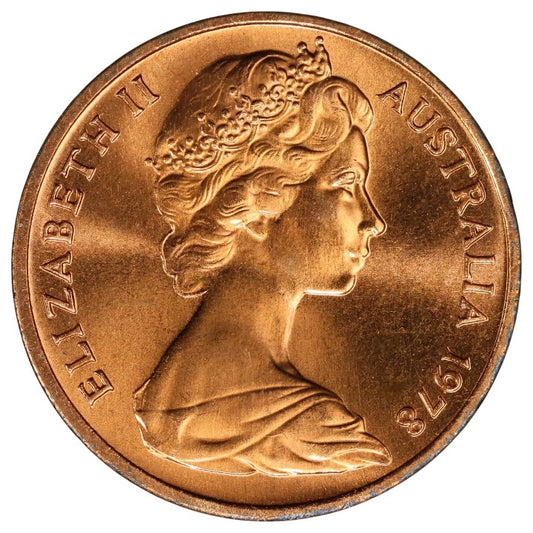 1978 Australian 2 Cent Coin - Uncirculated