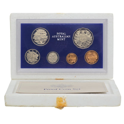 1979 Royal Australian Mint 6 Coin Proof Set - With 'Double Bar' Variety