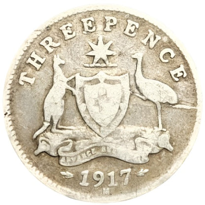 1917 Australian Threepence