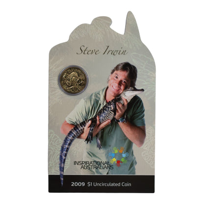 2009 $1 Coin - Inspirational Australians - Steve Irwin