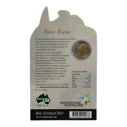 2009 $1 Coin - Inspirational Australians - Steve Irwin