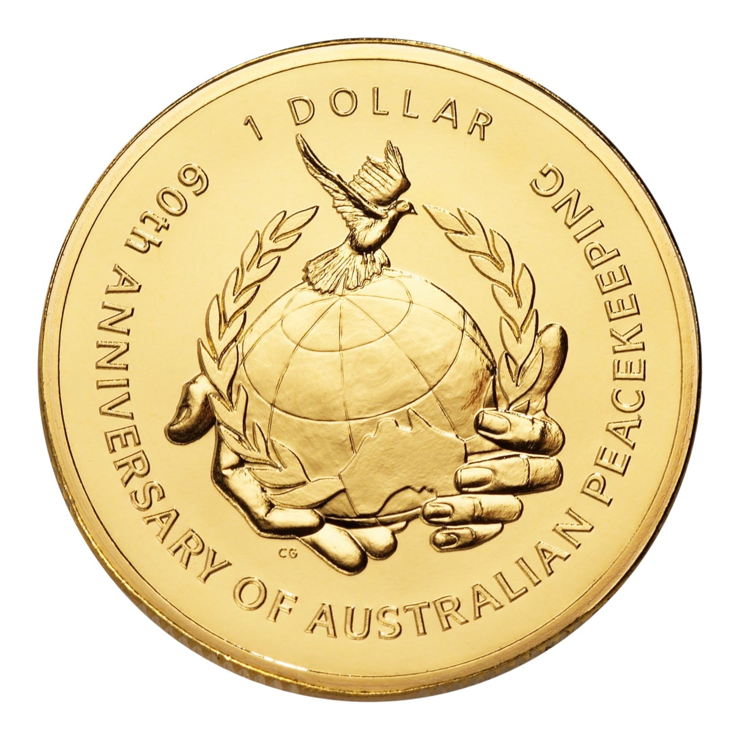 2007 $1 Coin - 60th Anniversary of Australian Peacekeeping