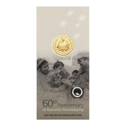 2007 $1 Coin - 60th Anniversary of Australian Peacekeeping