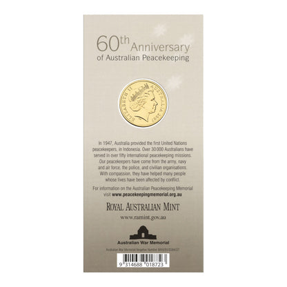 2007 $1 Coin - 60th Anniversary of Australian Peacekeeping